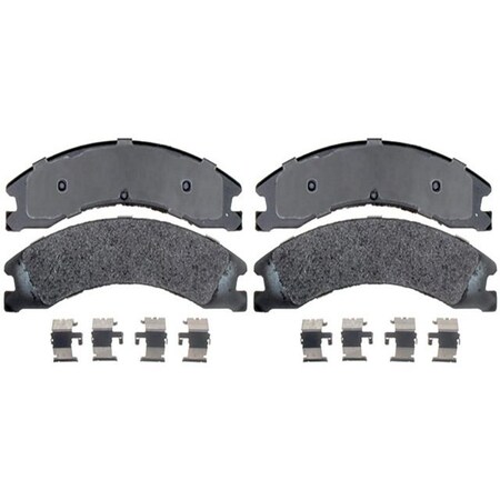 R/M Brakes BRAKE PADS OEM OE Replacement With Hardware Metallic PGD1330M